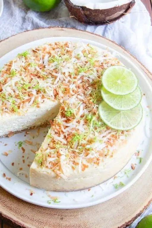 Coconut Lime Cheesecake