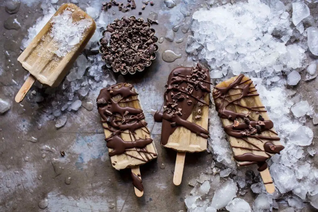 Coffee and Cream Popsicles