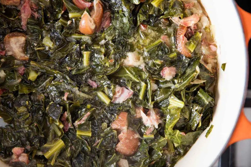Collard Greens with Ham Hocks
