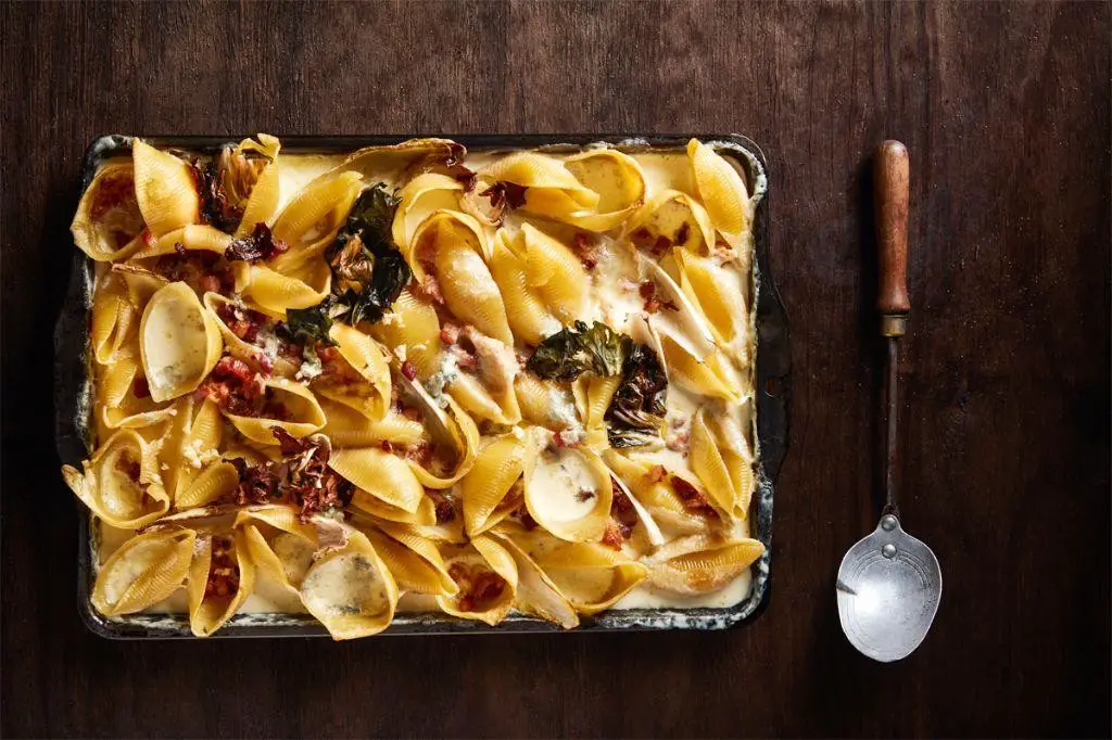Conchiglie Carbonara with Pancetta