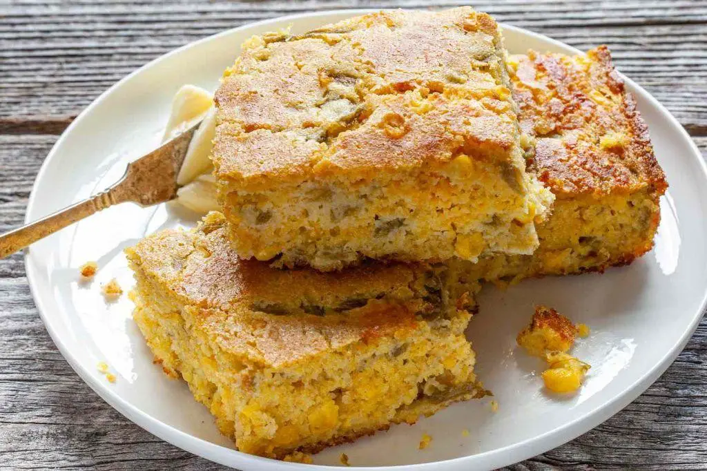 Cornbread with Green Chiles