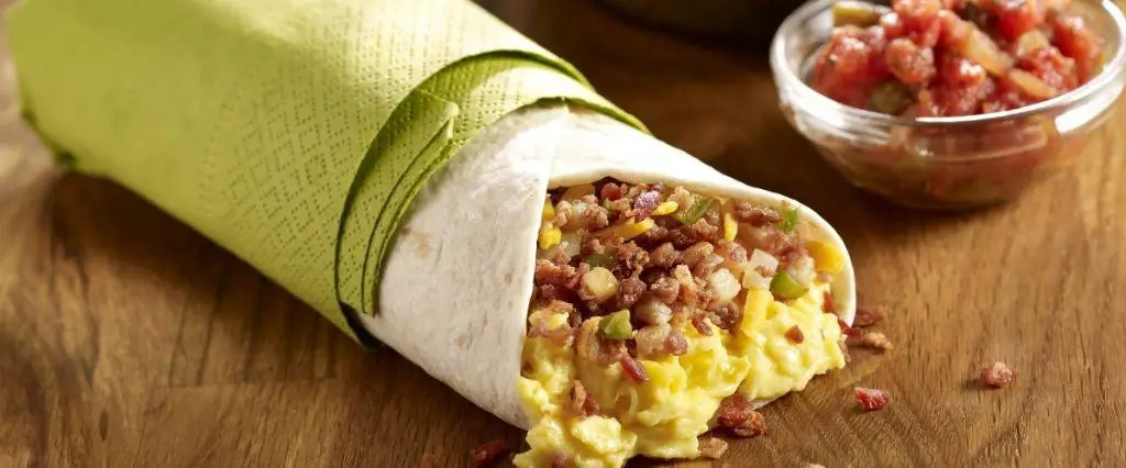 Corned Beef Hash Breakfast Burrito