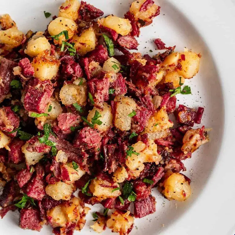 Corned Beef Hash with Caramelized Onions