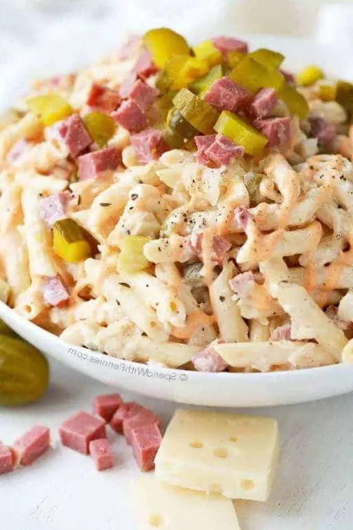 Corned Beef and Macaroni Salad