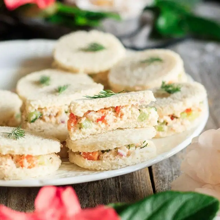 Crab Salad Tea Sandwiches