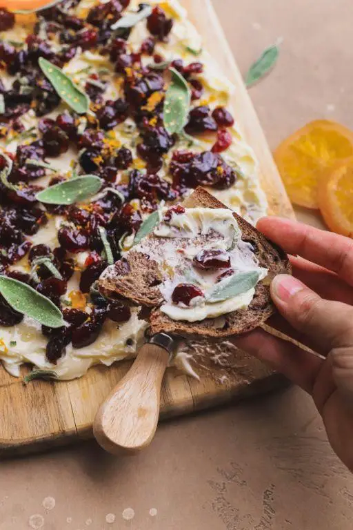 Cranberry Orange Butter Board