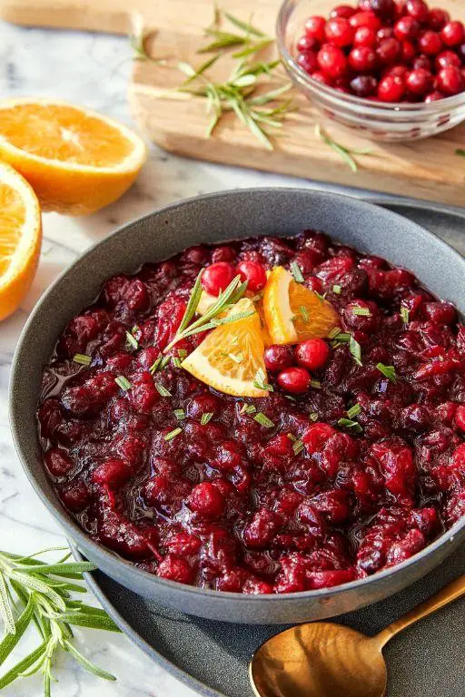 Cranberry Sauce with Orange Zest