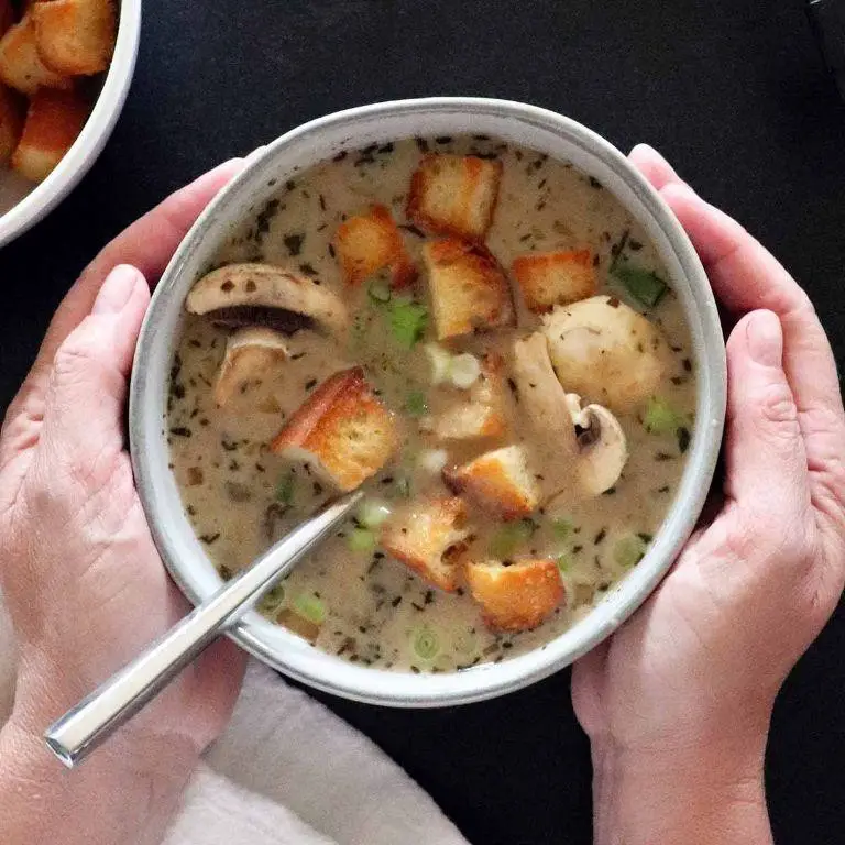 Creamy Baby Bella Mushroom Soup