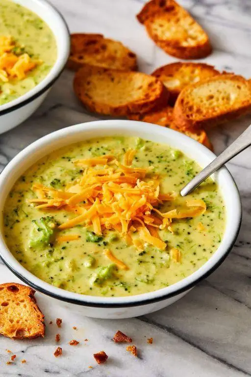 Creamy Broccoli and Cheese Soup
