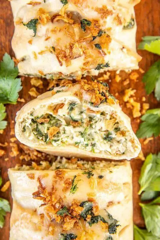 Creamy Chicken and Spinach Pastry Braid