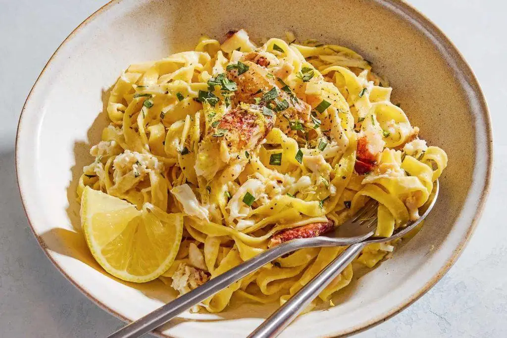 Creamy Dungeness Crab Pasta