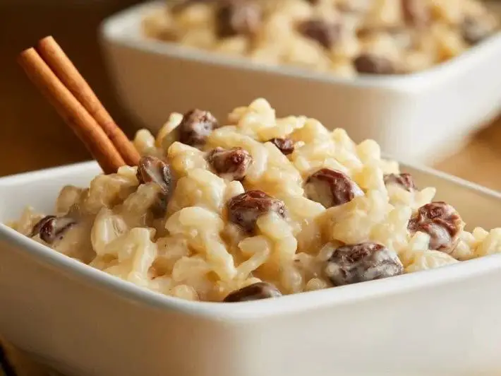 Creamy Evaporated Milk Rice Pudding