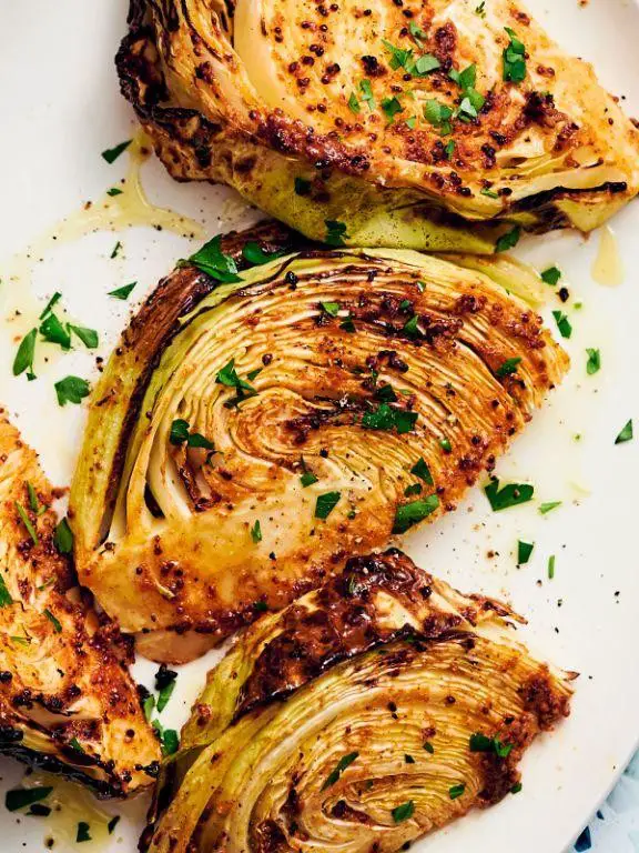 Crispy Air Fryer Cabbage Wedges