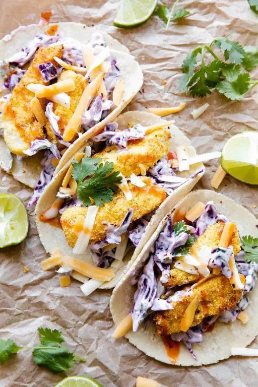 Crispy Air Fryer Fish Tacos
