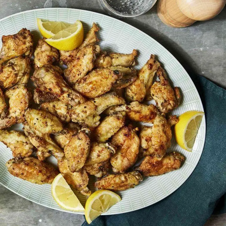 Crispy Baked Chicken with Lemon Pepper