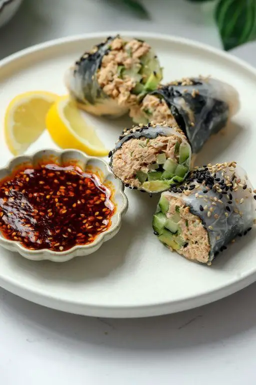 Crispy Tuna Spring Rolls