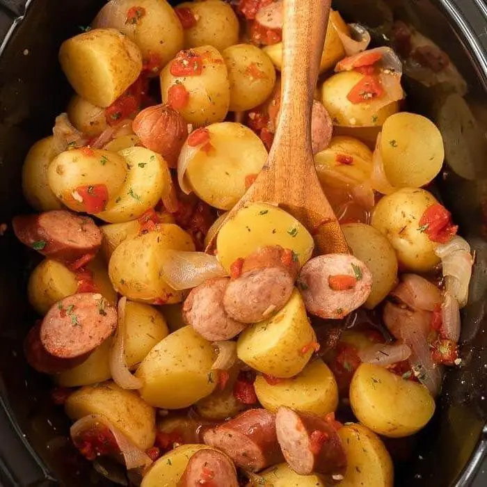 Crock Pot Sausage and Potatoes