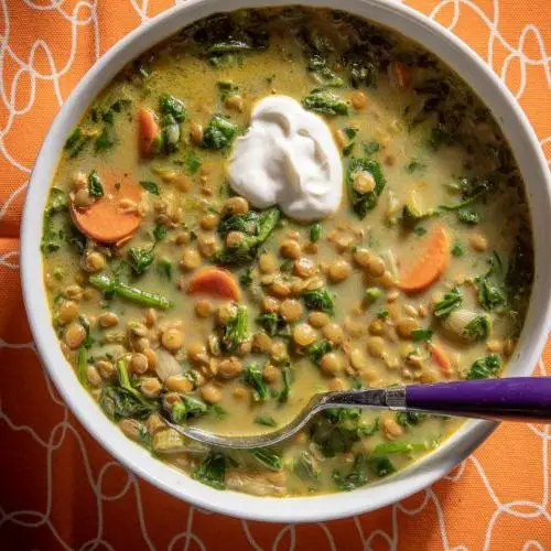 Cucumber and Lentil Stew