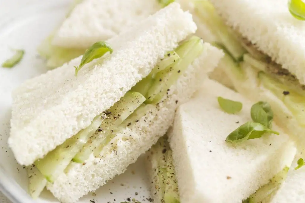 Cucumber and Mint Tea Sandwiches