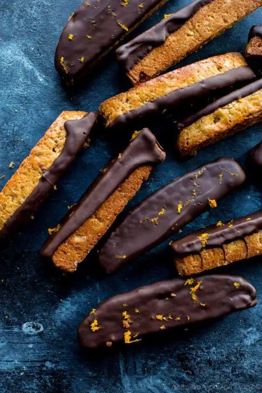 Dark Chocolate and Orange Biscotti