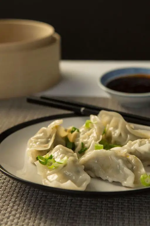 Duck and Scallion Dumplings