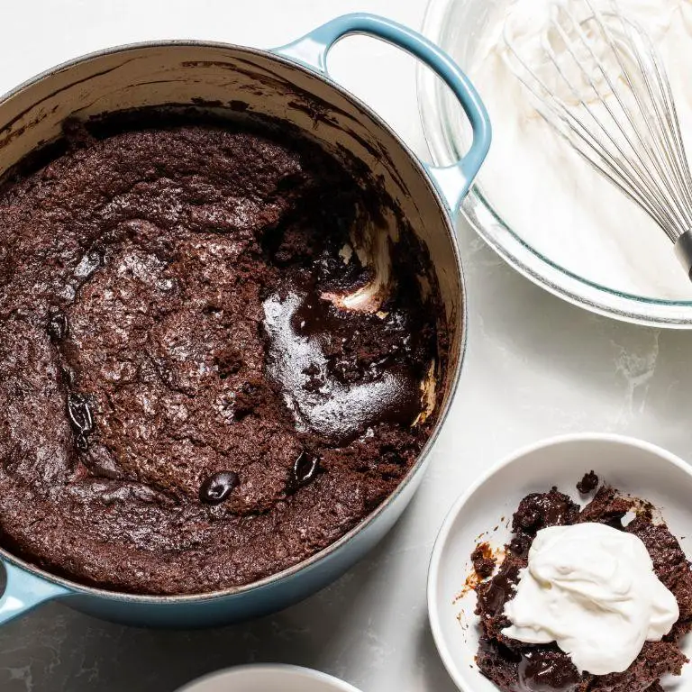 Dutch Oven Chocolate Lava Cake