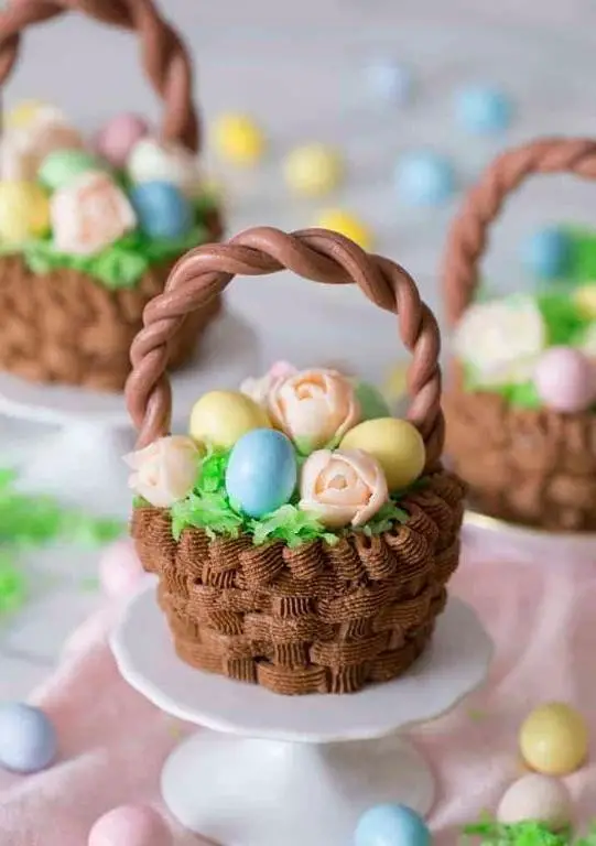 Easter Basket Cupcakes