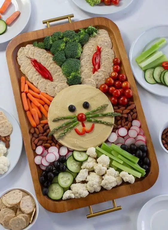 Easter Bunny Veggie Tray