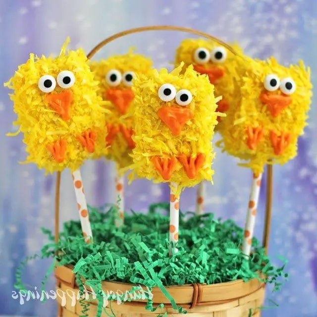 Easter Chick Rice Krispie Treats