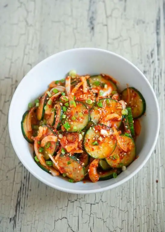Easy Gochujang Cucumber Salad