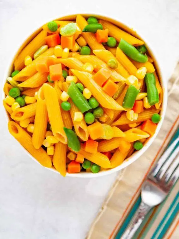Easy Mixed Vegetables Pasta