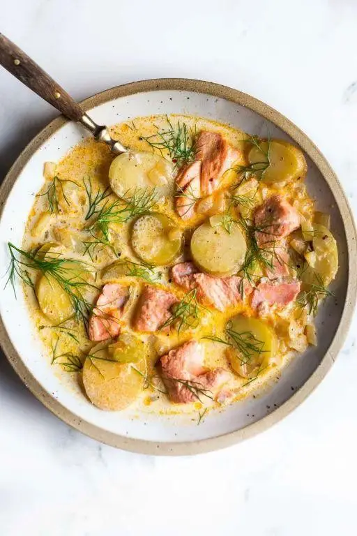 Easy Pink Salmon Chowder
