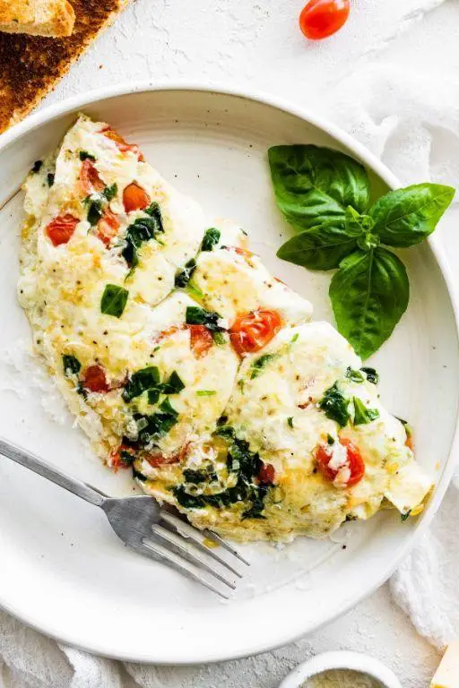 Egg White and Spinach Omelette