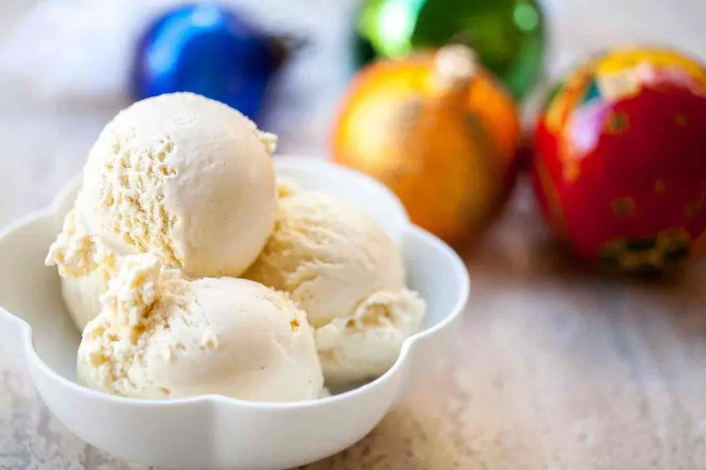 Eggnog Ice Cream