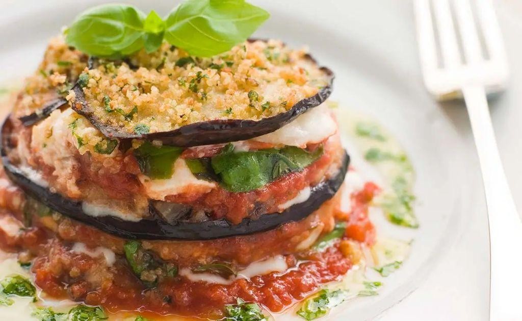 Eggplant Parmesan with Almond Flour