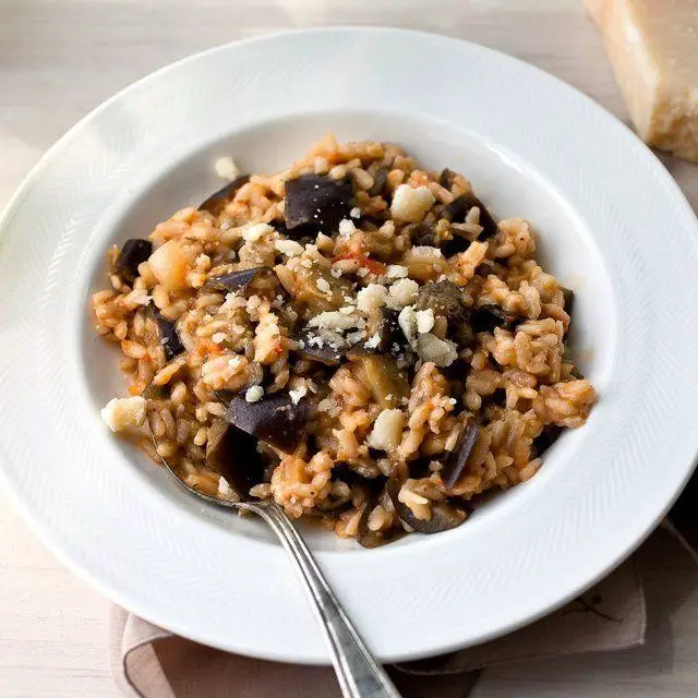Eggplant Risotto