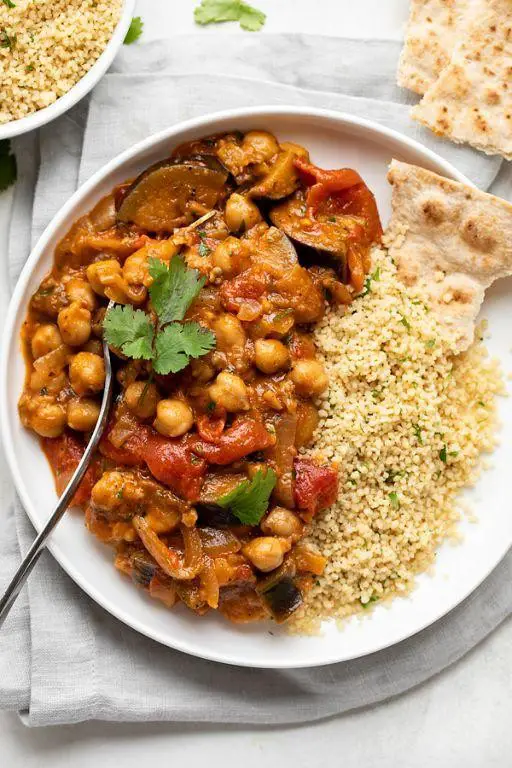 Eggplant and Chickpea Stew