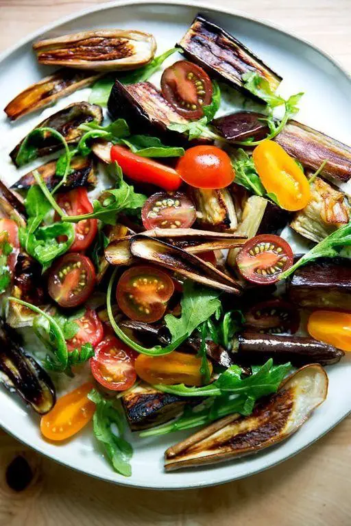 Eggplant and Cucumber Salad