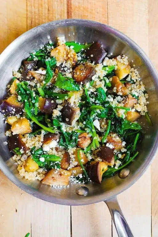 Eggplant and Quinoa Salad