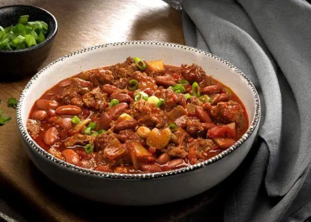Elk Sausage and Bean Chili