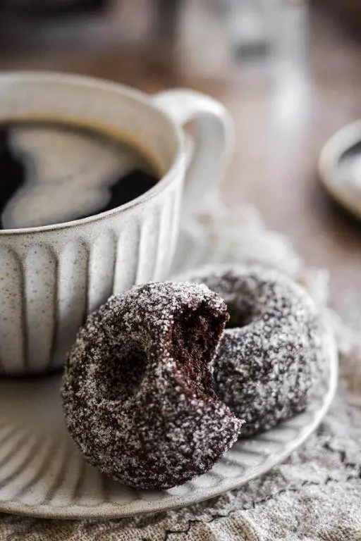 Espresso Chocolate Chip Baked Donuts