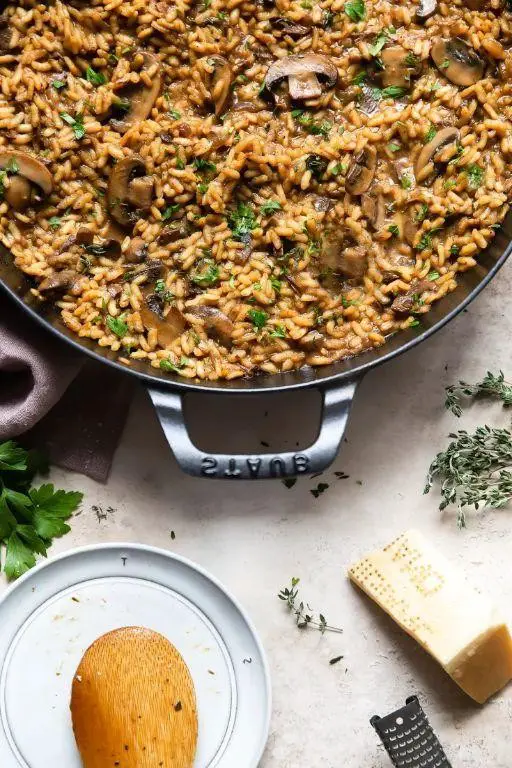 Freeze Dried Mushroom Risotto