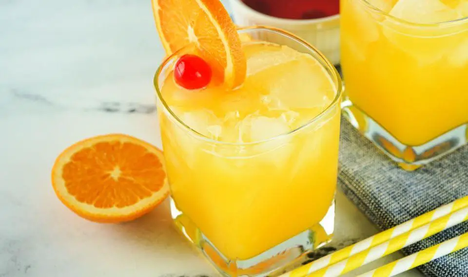 Fuzzy Navel with a Vodka Twist