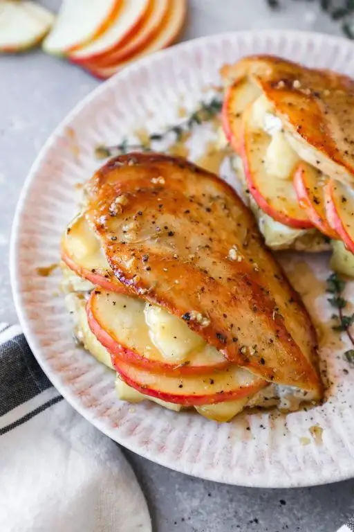 Gala Apple and Brie Stuffed Chicken
