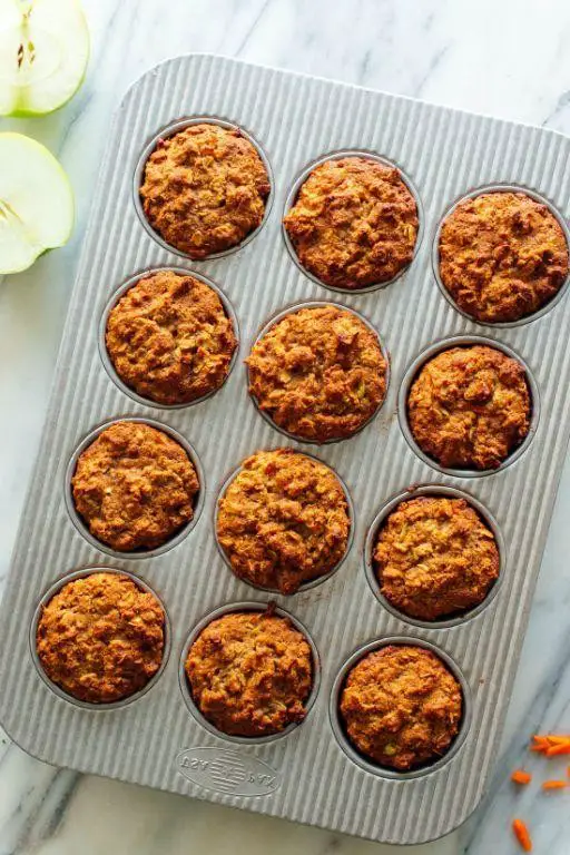 Gala Apple and Carrot Muffins