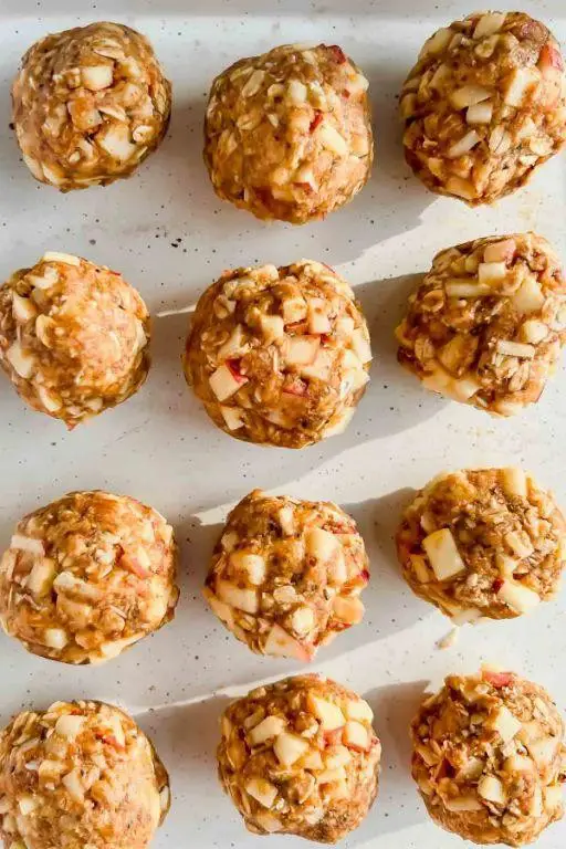 Gala Apple and Peanut Butter Energy Bites