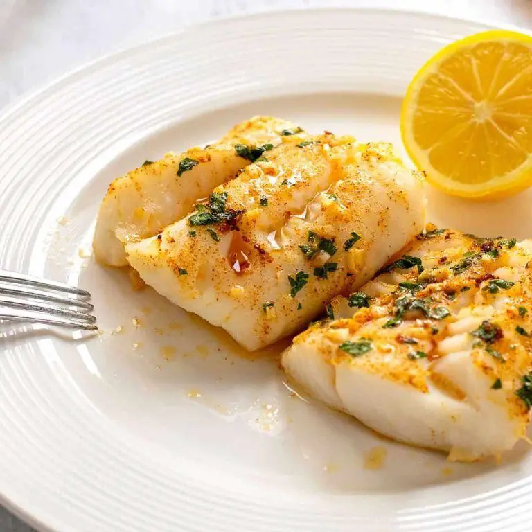 Garlic Butter Baked Cod