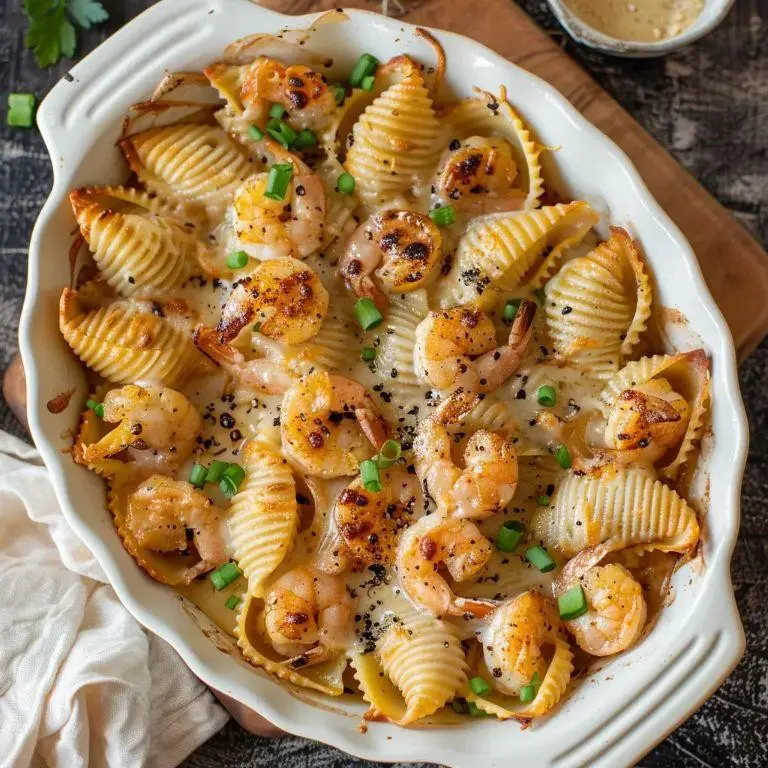 Garlic Butter Conchiglie with Shrimp