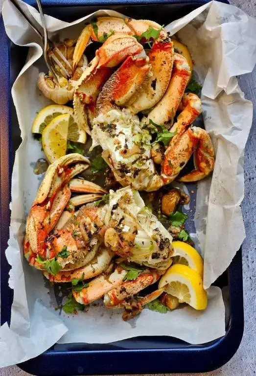 Garlic Butter Dungeness Crab