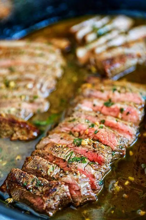 Garlic Butter Flank Steak